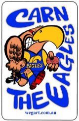 Carna Eagles WEG Fridge Magnet FREE POST WITHIN AUSTRALIA